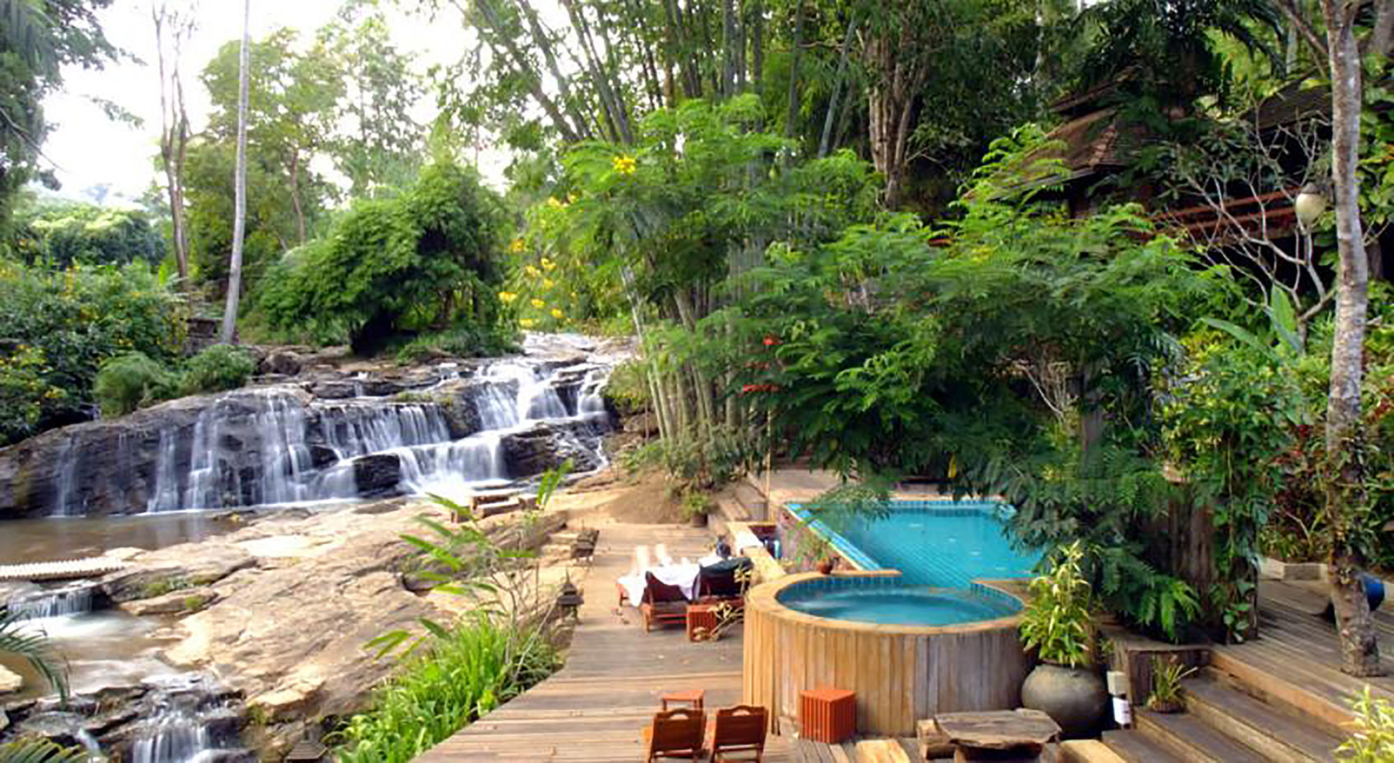 Sukantara Cascade Resort And Spa Mae Rim Exteriör bild